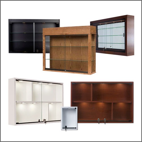 Wall Mounted Display Case Styles