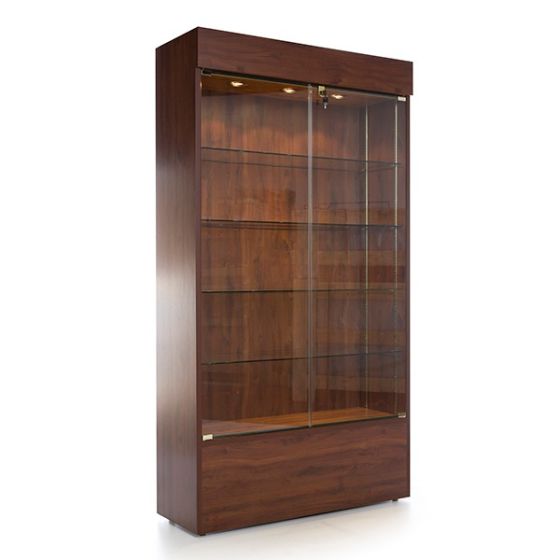 Display Case with solid side panels