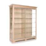Display case with traditional styling