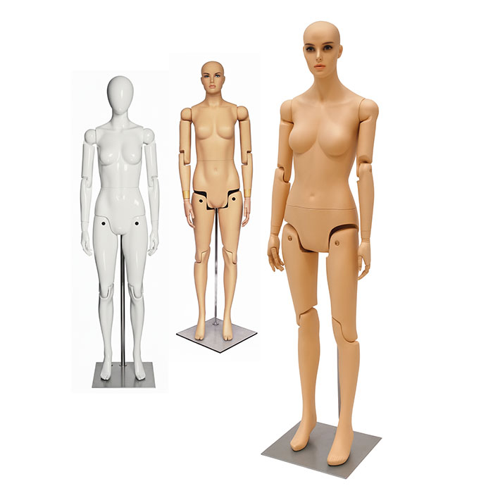 Selection of poseable mannequins from Subastral Inc.