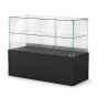 48-inch Frameless Half-Vision Glass Display Counter for retail stores and boutiques.