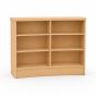Curved Retail Counter - Rear View - Maple