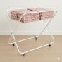Portable Retail Dump Table with Casters - For easy merchandising of seasonal and overstock items.