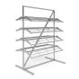 Shoe Display Rack with Adjustable Shelves