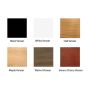 Veneer Color Options - Black Hi-gloss Lacquer, White Hi-gloss Lacquer, Oak Veneer, Maple Veneer, Walnut Veneer, Sienna Cherry Veneer