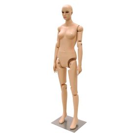 Poseable Female Mannequin - Fleshtone