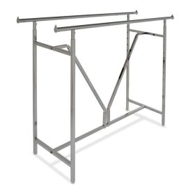Double Bar Clothing Rack with 'V' Brace