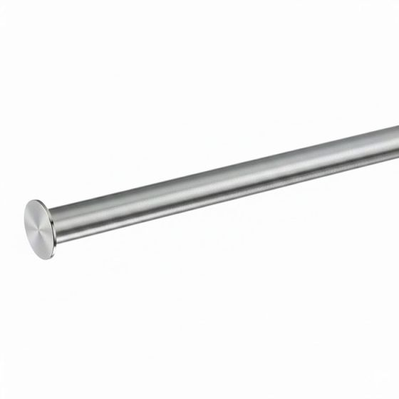 ROT1 round metal hang-rail available in 4ft 5ft and 6ft lengths