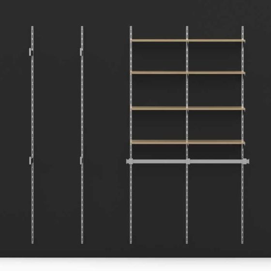 Wall Mounted Clothing Display - Standards Kit Subastral